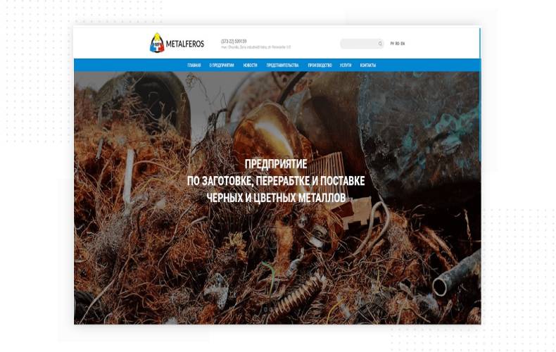 Crearea un site de vizită